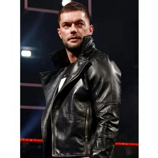 Biker Finn Balor Club WWE Leather Jacket Biker Finn Balor Club WWE Leather Jacket