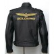 Biker Goldwing Black Leather Jacket Biker Goldwing Black Leather Jacket
