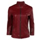 Biohazard Death Island Claire Redfield Real Leather Jacket