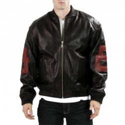 8 Ball Black Leather Jacket