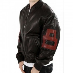 8 Ball Black Leather Jacket