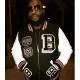 Black Bottle Boys Black & White Varsity Jacket