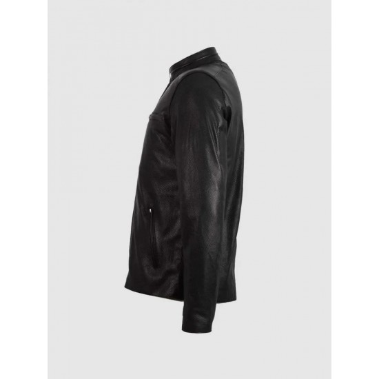 Black Cafe Racer Summer Jacket