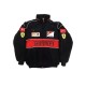 Black F1 Ferrari Bomber Jacket Black F1 Ferrari Bomber Jacket