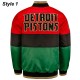 Black History Month Detroit Pistons Color Block Jacket Black History Month Detroit Pistons Color Block Jacket