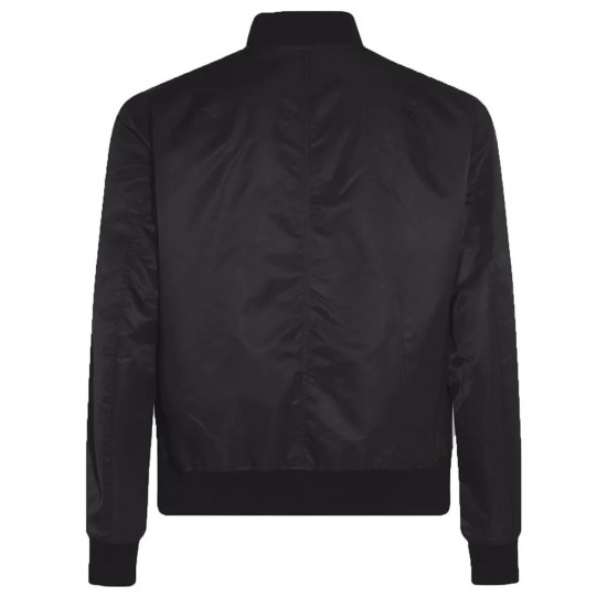 Black New Jersey Devils Lightweight Bomber Jacket