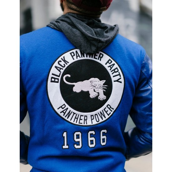 Black Panther Blue Varsity Jacket Black Panther Blue Varsity Jacket