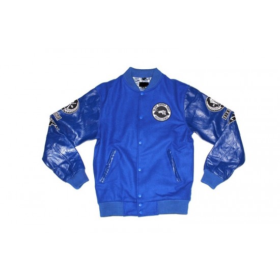 Black Panther Blue Varsity Jacket Black Panther Blue Varsity Jacket