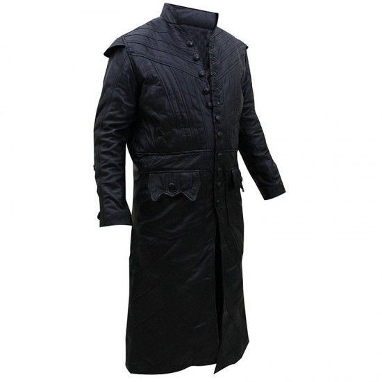 Black Sails S3 Pirate Captain Flint Costume Leather Coat Black Sails S3 Pirate Captain Flint Costume Leather Coat