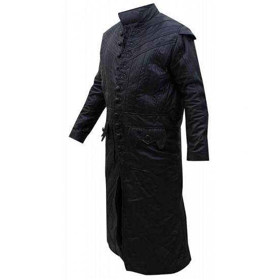Black Sails S3 Pirate Captain Flint Costume Leather Coat Black Sails S3 Pirate Captain Flint Costume Leather Coat