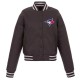 Black Toronto Blue Jays Poly-Twill Jacket