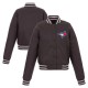 Black Toronto Blue Jays Poly-Twill Jacket