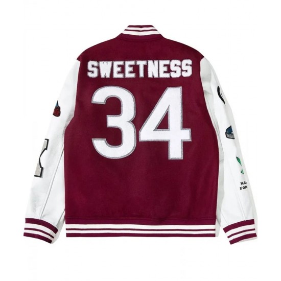 BlackAF Kenya Barris Maroon Wool Letterman Jacket BlackAF Kenya Barris Maroon Wool Letterman Jacket