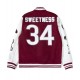 BlackAF Kenya Barris Maroon Wool Letterman Jacket BlackAF Kenya Barris Maroon Wool Letterman Jacket