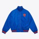 Blue New York Knicks Satin Full-Zip Jacket