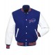 Blue and White Buffalo Bills Letterman Jacket Blue and White Buffalo Bills Letterman Jacket