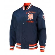 Bomber Detroit Tigers Starter Blue Jacket