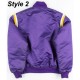Bomber LA Lakers Purple Satin Jacket Bomber LA Lakers Purple Satin Jacket