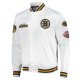 Boston Bruins Hometown LW White Satin Jacket