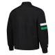 Boston Celtics Black Stitch Applique Bomber Jacket Boston Celtics Black Stitch Applique Bomber Jacket