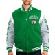 Boston Celtics Franchise Varsity Green and Gray Jacket Boston Celtics Franchise Varsity Green and Gray Jacket