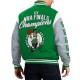 Boston Celtics Franchise Varsity Green and Gray Jacket Boston Celtics Franchise Varsity Green and Gray Jacket