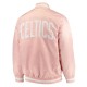 Boston Celtics Pink Satin Jacket