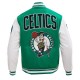 Boston Celtics Retro Classic Rib Green Wool Varsity Jacket Boston Celtics Retro Classic Rib Green Wool Varsity Jacket