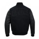 Boston Celtics Triple Black Varsity Wool and Leather Jacket