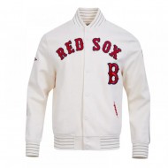 Boston Red Sox Logo Game Day Eggshell Jacket 