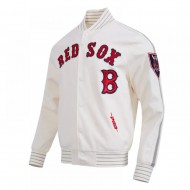 Boston Red Sox Logo Game Day Eggshell Jacket 