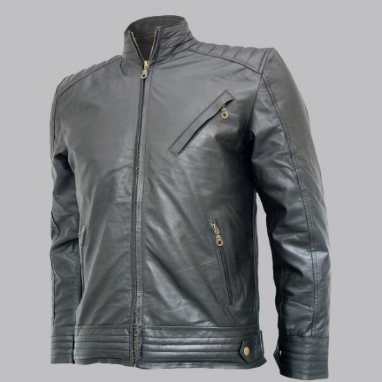 Bourne Legacy Black Leather Jacket Bourne Legacy Black Leather Jacket