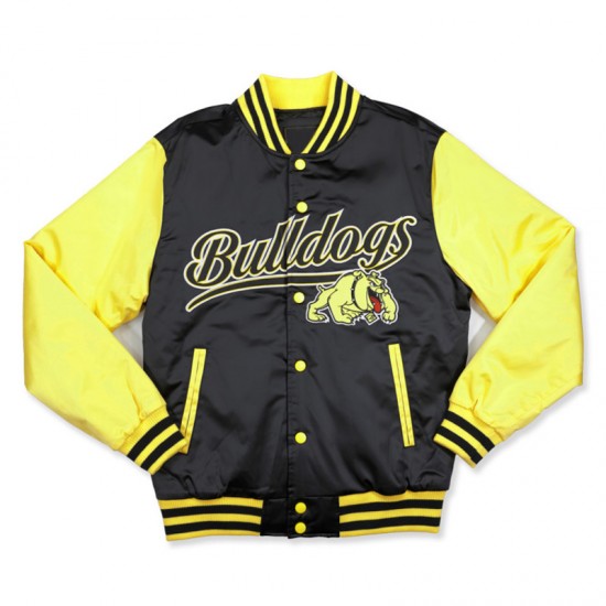 Bowie State Bulldogs Black and Gold Jacket Bowie State Bulldogs Black and Gold Jacket