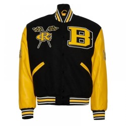 Bowie State University Black & Gold Varsity Jacket