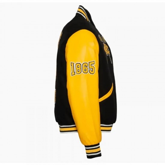 Bowie State University Black & Gold Varsity Jacket