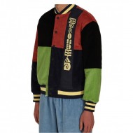 Brain Dead Patchwork Corduroy Letterman Jacket