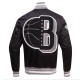 Brooklyn Nets Mashup Classic Rib Satin Jacket Brooklyn Nets Mashup Classic Rib Satin Jacket