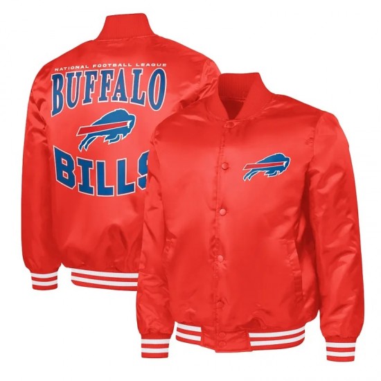 Buffalo Bills Adaptive Varsity Satin Jacket