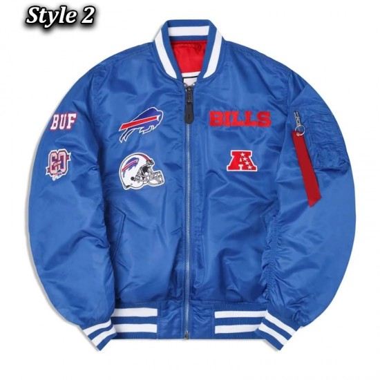 Buffalo Bills Bomber MA-1 Jacket Buffalo Bills Bomber MA-1 Jacket