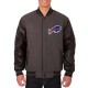 Buffalo Bills Charcoal and Black Varsity Jacket