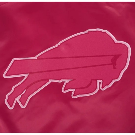 Buffalo Bills Classic Triple Pink Satin Jacket