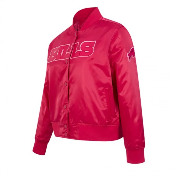 Buffalo Bills Classic Triple Pink Satin Jacket
