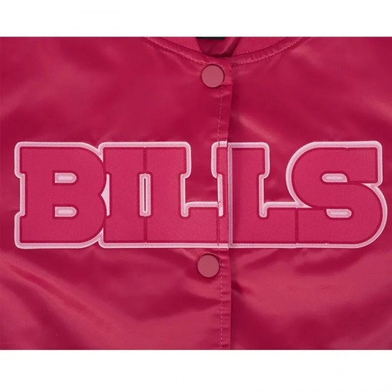 Buffalo Bills Classic Triple Pink Satin Jacket