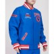 Buffalo Bills Crest Emblem Royal Varsity Wool Jacket