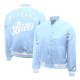 Buffalo Bills Fashion Script Light Blue Satin Jacket Classic NFL Style Buffalo Bills Fashion Script Light Blue Satin Jacket Classic NFL Style