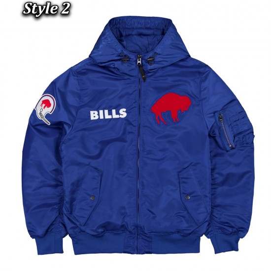 Buffalo Bills Historic L-2B Hooded Bomber Jacket