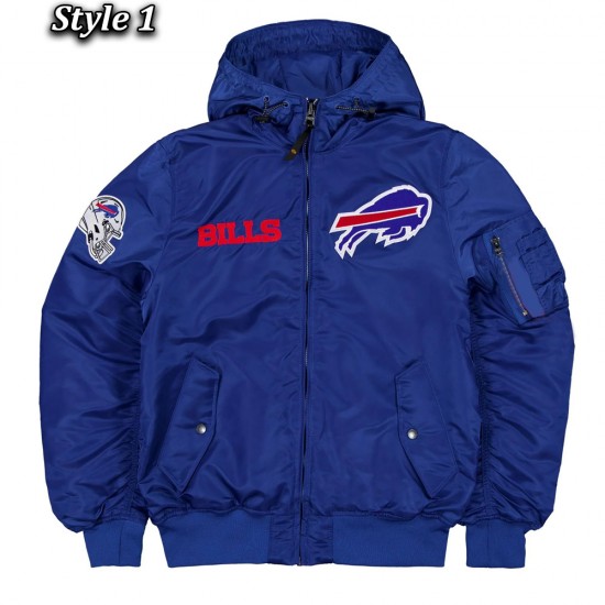 Buffalo Bills Historic L-2B Hooded Bomber Jacket