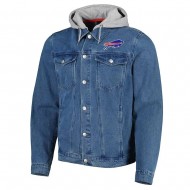 Buffalo Bills Mafia Denim Hooded Jacket