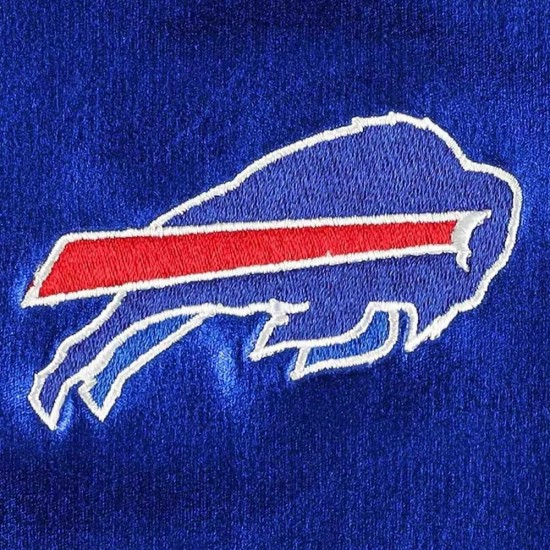 Buffalo Bills Metallic Royal Leather Jacket Buffalo Bills Metallic Royal Leather Jacket