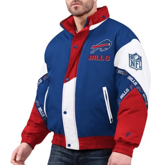 Buffalo Bills Pro Player Tape Full-Zip Hoodie Jacket